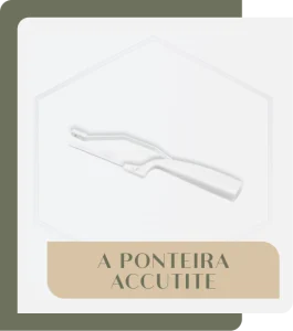 <p>A Ponteira AccuTite é o menor dispositivo de contração por radiofrequência minimamente invasivo para tratar áreas de difícil alcance da face e do corpo. Aplicada na redução de gordura ou contração da pele com muita precisão.</p>
<p>Essa tecnologia pode ser aplicada nas pálpebras, região nasolabial, região inferior do pescoço, região interna das coxas, axilas, braços, abdômen, joelhos, entre outras áreas.</p>
