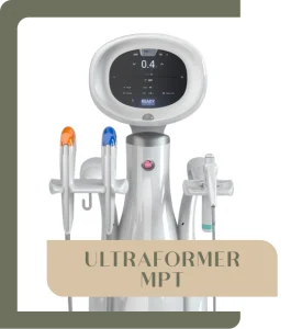 <p>Ultramoderno e com aplicação quase indolor, utiliza alta tecnologia de ultrassom micro e macrofocado. Ideal para tratar a flacidez e gordura facial e corporal, entregando muito mais resultados que os aparelhos que possuem o mesmo objetivo. Essa tecnologia atua nas camadas mais profundas da pele, indo desde a superfície até a camada muscular, provocando pontos de coagulação que estimulam uma intensa produção<br />
de colágeno, melhorando a flacidez de pele, quebrando inclusive os depósitos de gordura e emagrecimento facial (se necessário), destacando<br />
a beleza dos contornos faciais, em pacientes com indicação para esse procedimento.</p>
