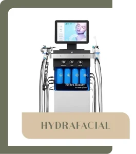 <p><span style="font-weight: 400;">O HydraFacial é um tratamento facial não invasivo que combina limpeza profunda, esfoliação, extração de impurezas e hidratação, proporcionando uma pele mais saudável, iluminada e revitalizada. Utilizando um sistema de vácuo, o tratamento remove células mortas e impurezas, enquanto infunde a pele com séruns personalizados para hidratar, nutrir e suavizar. Ideal para todos os tipos de pele, o HydraFacial melhora a textura, reduz poros dilatados e linhas finas, deixando a pele com aparência rejuvenescida e radiante.</span></p>
